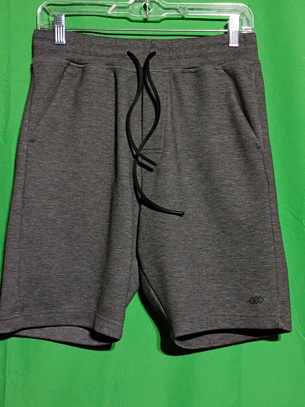 Leg3nd Mens Size S Inseam 8 1/2 Shorts Gray Elastic Waist Band Drawstring